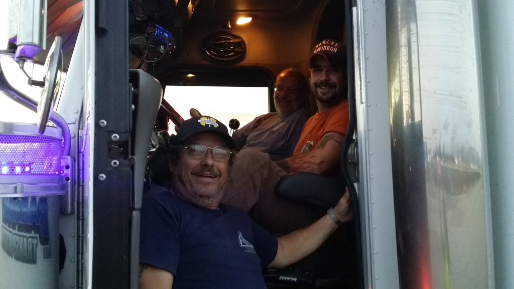 Our awesome drivers, Art, Dan and Eric.
