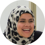 Headshot of Ghalia, member of Communications and Architecture team